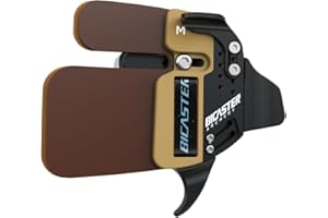 BICASTER Archery Log Recurve Finger Tab Cordovan