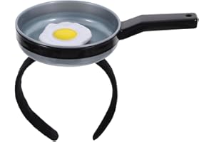 DECHOUS Lustiges Haarreifen für Mädchen und Frauen - Niedliche Party Kopfbedeckung in Form einer Pfanne für Geburtstag, Karneval und Festivals - Photo Booth Dekorativer Haarschmuck