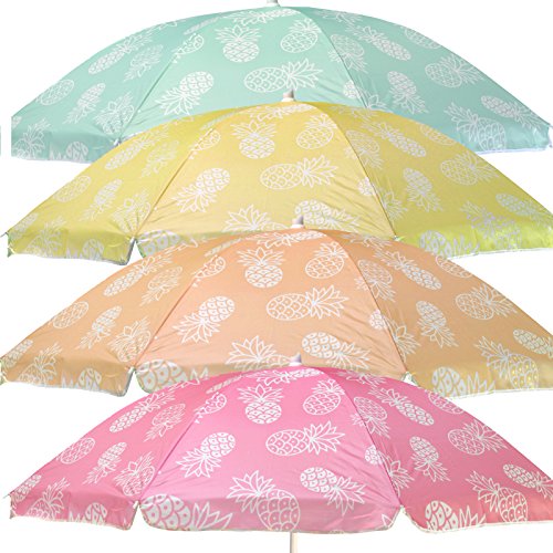 JEMIDI Sonnenschirm in 2 Ausführungen Sonnen Schirm Schutz Sonne Schirme (148 cm Durchmesser, Pink) - 2