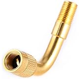 KIMISS Reifen Ventilverlängerungg, Ventiladapter mit Winkel Ventilverlängerung 90 Grad, Winkelventil; Universal Extender Adap