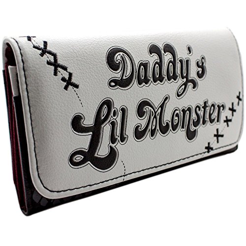 Preisvergleich Produktbild Suicide Squad Harley Quinn Daddys Lil Monster Weiß Portemonnaie Geldbörse