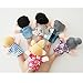 6 Pcs Finger Puppet Set Soft Toy children's Learn Play Story 6ren