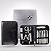 Professional 13pcs Stainless Steel Nail Clipper Travel & Grooming Kit Nail Tools Manicure & Pedicure Set with leather case, 100% Money-Back Guarantee of Satisfaction!