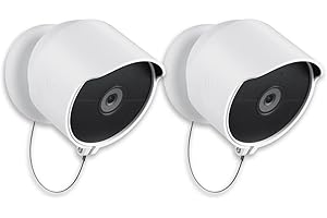 Wasserstein Anti-Theft Mount for Google Nest Cam Outdoor or Indoor, Battery - Made for Google Nest (2-Pack) (Camera Not Included)