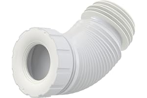 ALCAPLAST WC-Anschluß Abfluß weiß weiss WC-Abfluß Länge von 200 bis 520 flexibel TOP Abflussrohr