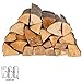 Produktbild 60kg (2x30kg) Brennholz Kaminholz 100% Buchenholz Feuerholz 25cm - kammergetrocknet, ofenfertig und einsatzbereit + 20 Stück Anzünder