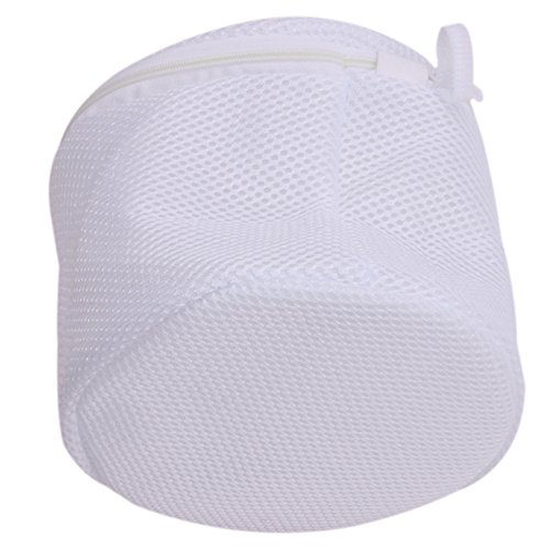 Lalang Wäschesack, Wäschenetz Wäschebeutel mit Reißverschluss Ideal für BH Waschbeutel, Unterwäsche, Socken, Strumpfhosen, Babysachen (Weiß) - 9