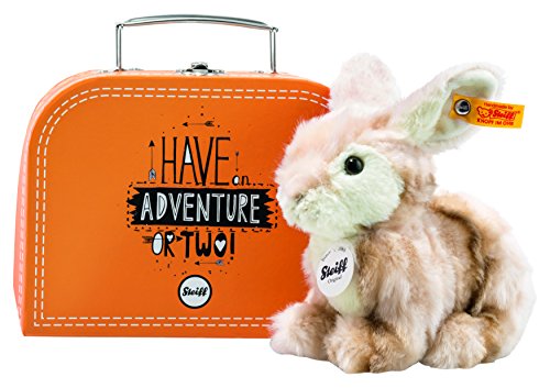 Preisvergleich Produktbild Steiff 80449 Melly Hase im Koffer, Blond Gestromelt