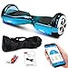 Produktbild Smartway Hoverboard 6, 5 Zoll 600W mit Bluetooth Motion V.5 Balance Scooter, Blau Chrome, S