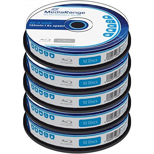 Blu-ray Disc Mediarange BD-R 25 GB, 6x Speed in Cakebox 50 Stück - 2
