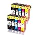 Price comparison product image 2 Set of 5 Canon Compatible CLI526, PGI525, Printing Ink Cartridges - for CANON PIXMA IP4850 IP4950 MG5150 MG5250 MG5350 MG6150 MG6220 MG6250 MG8150 MG8220 MG8250 MX885 IX6550 Printer Inks PGI 525BK, CLI 526Y, CLI 526M, CLI 526C, CLI 526BK,) WITH CHIP READY FOR USE