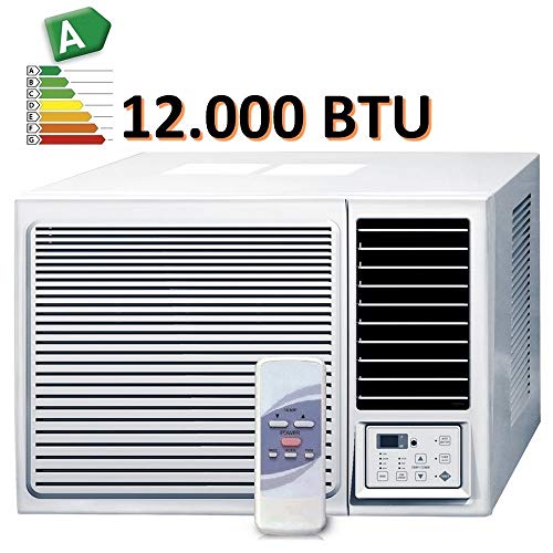 CLIMATISEUR fenêtre 12000 BTU CLIMATISATION R32 MONOBLOC avec pompe à chaleur