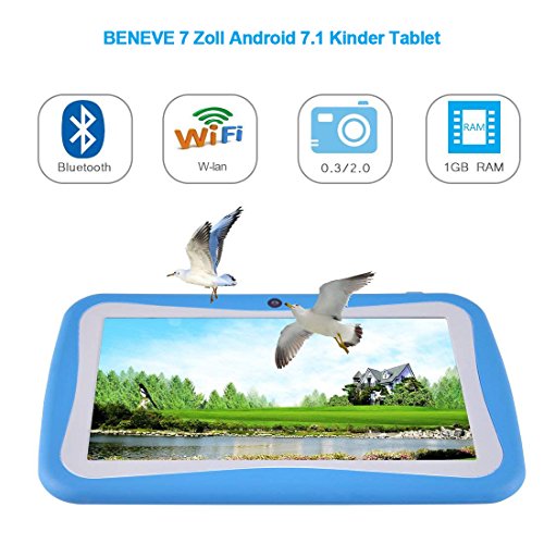 Enfants-Tablet-7-pouces-Android-OS-iwawa-pre-installed-71-Quad-Core-cran-tactile-HD-mmoire-1-Go-de-RAM-8-Go-wifi-Bluetooth-Camra-Dual-USB-avec-kindgerechte-tui-en-silicone-Bleu
