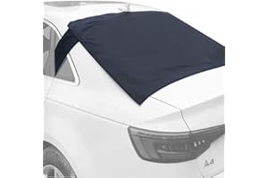 PINEESEATILE Car rear window cover, rear window cover, fixing foldable car cover for windscreen against snow, ice, frost, dust, UV radiation and sun Full Car Covers