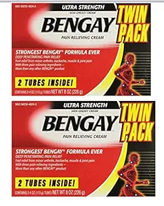 Bengay Ultra Strength Pain Relieving Cream -226g(113gX 2)