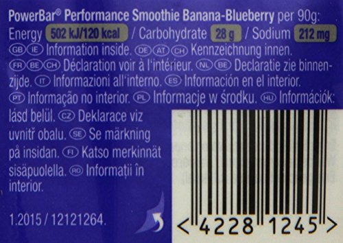 Powerbar Energy Product Performance Smoothie 90g x 16 Gele Banane Heidelbeere,22568800 - 2