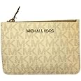 Michael Kors Jet Set Travel Small Top Zip Coin Pouch (Bright White)