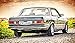 Produktbild Kunst Druck Bild Mercedes C123 Heckansicht romantisch Leinwand Poster Tapete Mousepad Aufkleber Platte Schild ((3 St.) 35 mal 20 cm, rutschfestes Mousepad)