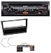 Produktbild caraudio24 Sony CDX-G1201U MP3 CD 1DIN USB Aux Autoradio für Opel Agila Combo Vivaro Corsa C Omega 2001-2004 Schwarz