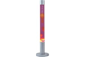 Rabalux 4112, dovce, verre, 40 Watts, E14, Orange/Violet/Argent, 18,5 x 18,5 x 76 cm