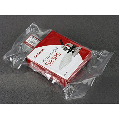 AmScope - 144 pcs Blank Glass Microscope Slides + 200 pcs Square Cover Glass, Coverslips (22 x 22mm) - BS-144P-200S-22 - Image 3