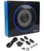 Rockville RW8CA 8" 600 Watts Peak/150 Watts RMS Slim Powered/Active Sealed Car Subwoofer With Bass Remote RS.17553.00