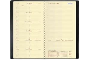 Quo Vadis - Planer roku szkolnego - Spiralé - 2024-2025 - Italsept S - Tygodnik poziomy - Francuski - Impala - Czarny, 13 miesięcy od sierpnia do sierpnia - 8,8x17 cm