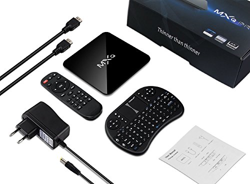 Tonbux® MXQ Pro Android 6,0 Kodi TV Box mit Amlogic S905X Quad core Full Loaded KODI 16,1 (XMBC) mit Add-Ons 4K*2K Streaming Media Player + i8 Bluetooth mini Tastatur - 7