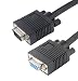Produktbild LinQ® VGA Kabel 1. 8m VGA/SVGA Video Monitor Coaxial verlängerungskabel HD mit 2 Ferritfilter/15-polig HD Stecker auf 15-polig HD Buchse Kompatibel für Projektoren , HDTVs , Displays