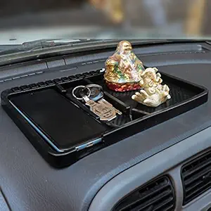 SARTE SA03DM3 Universal Car Dashboard Mat, Anti-Slip Car Dashboard Tray, Mobile Phone Holder Non-Slip Mat for Car Interior, Office, Home & Table