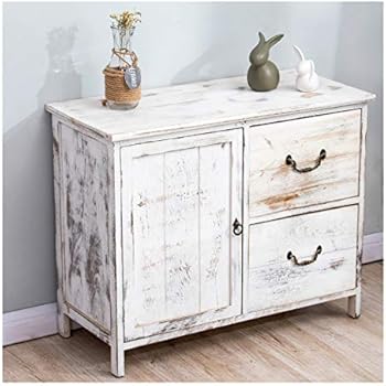 Rebecca Mobili Bench Seat Storage Unit 3 Drawers 2 Doors White