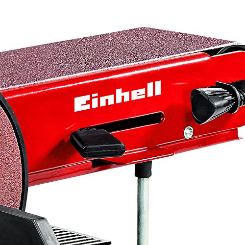 Einhell Stand-Band-Tellerschleifer TC-US 400 (375 W, 230 V/50 Hz, 1450 min-1, inkl. 1 Schleifband und 1 Tellerschleifpapier) - 6