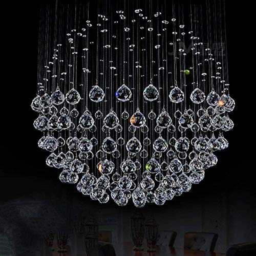 OYC Lustre Modern Clear K9 Crystal Ball Chandelier Crystal Chandelier for a Living Room),50 * 70cm (5 cabezas),