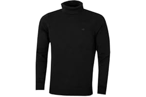 Calvin Klein Hommes CK col roulé en Tricot Rib Chaud Pull Durable