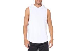 VIISENDY PRO Herren Workout Hoody Tank Tops Athletic Training Bodybuilding Ärmellose Hoodie-Shirts Baumwolle Gym Ärmelloses Muskel-T-Shirt