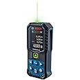 Bosch Professional Laser Measure GLM 50-25 G (Green Laser, Range: up to 50m, Robust, IP65, ± 1.5 mm*, 2x AA Batteries, Hand Strap, Pouch)