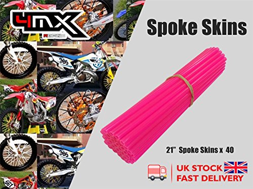 4mx Racing Parts Spoke Wraps Covers Mx Enduro Off Road Moto X 21 Fluorescent Pink Buy Online In Angola At Angola Desertcart Com Productid