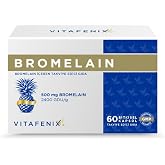 Bromelain 2400 GDU/g 500 mg İ&ccedil;eren 60 Bitkisel Kaps&uuml;l Takviye