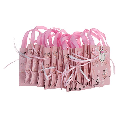 MagiDeal 12pcs Geschenktaschen Baby Party, aus Papier - 6