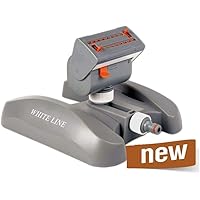 Bradas WL-Z17 Rasensprenger 366 qm, Regner, Sprinkler, Bewässerung, Impulsregner, grau, 10 x 10 x 6 cm