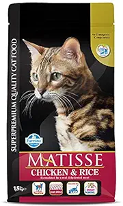 Farmina Pet Foods Matisse - Chicken & Rice - Cat Dry Food - Adult (1.5kg)
