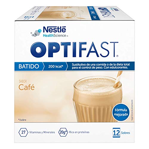 OPTIFAST Batido Café, envase de 12 sobres x 53 gr