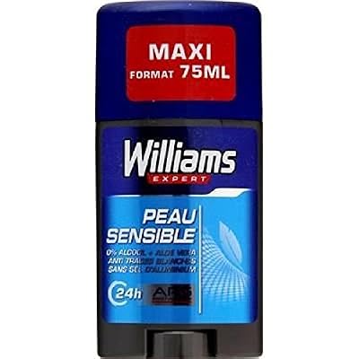 WILLIAMS lot de 5 Expert stick Déodorant Peaux Sensibles - 75 ml