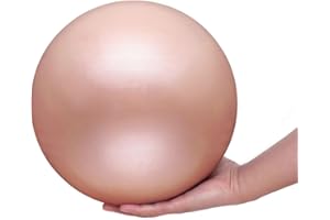 Fresion 25cm Soft Pilates Ball - 9 Inch Exercise Ball, Mini Barre Ball, Gym Ball - Perfect for Yoga, Pilates, Core Training, Physical Therapy