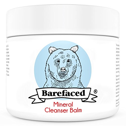 BeBarefaced Facial Cleansing Balm With Mineral Rich French Green Clay - Anti Ageing Moisturising Face Cleanser - Detoxifies, Exfoliates and Combats Wrinkles - With Hyaluronic Acid and Antioxidants