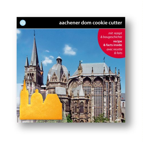 Aachener Dom Souvenir & Ausstechform in rot - 3