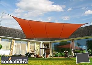 sail shade waterproof kookaburra rectangle terracotta garden sails primrose