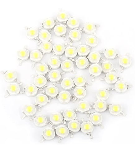 10 Pz Led Smd 5050 BIANCHI BIANCO PLCC6 Alta Luminosità - Foto 3