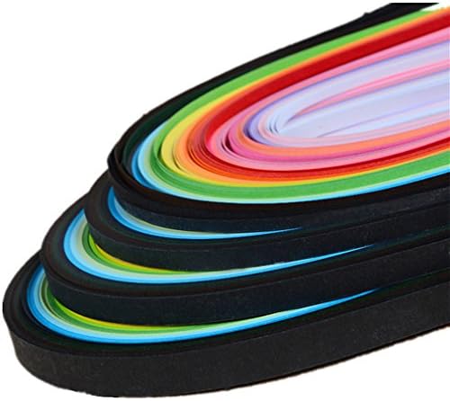 Paper Quilling Set 260 Strips 26 Colors 39cm Length strips /3mm/5mm/7mm/1...