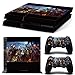 Produktbild RemyCoo PlayStation 4 Beliebte Fortnite Battle Royale Vinyl Decal Haut Aufkleber für PS4 Konsole + 2 PCS Haut für PS4 Controller - Schwarz